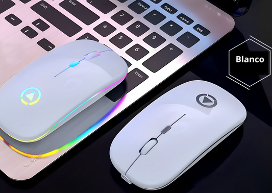 Ratón Inalámbrico Recargable USB RGB